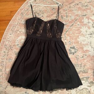Aidan Black Corset Dress